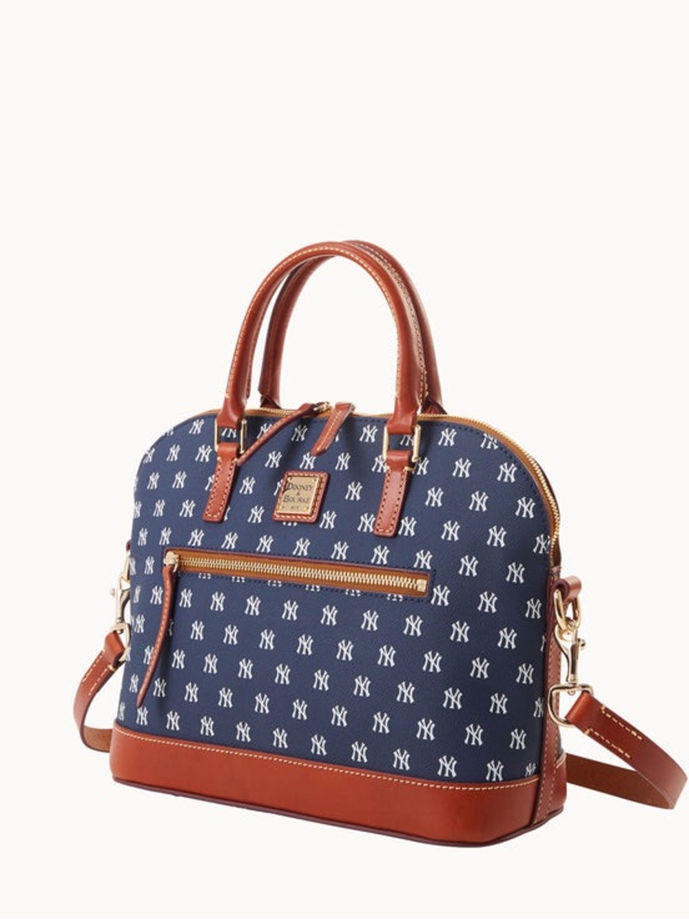 Dooney and Bourke MLB New York Yankees domed zip satchel